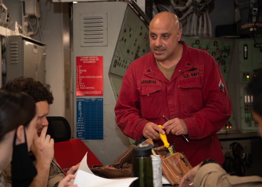 Damage Controlman sailor